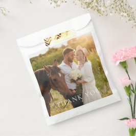 Sachets En Papier Merci photo simple Favor