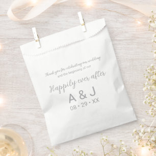 Sachets En Papier Merci pour célébrer notre heureux après-midi