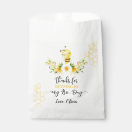 Sachets En Papier Merci pour le buzz par mon apiculture jour mignon