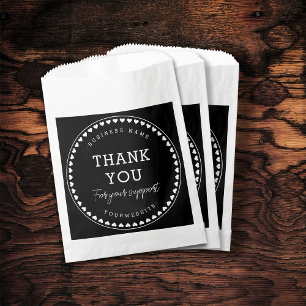 Sachets En Papier Merci Pour Votre Sac Papier Support