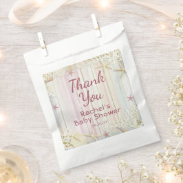 Sachets En Papier Merci Tropical Beach Seashell Baby shower