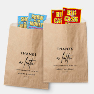 Sachets En Papier Merci Un Mariage Lotto Scratchers