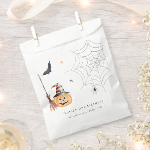 Sachets En Papier Mignonne Halloween Citrouille Spiderweb N'importe 