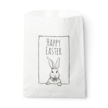 Mignonne lapin Vintage Personnalisé Joyeux Pâques