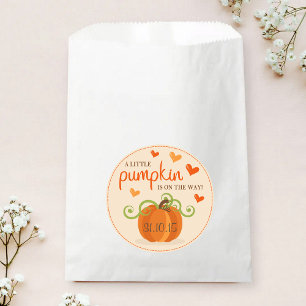 Sachets En Papier Mignonne Petite Baby shower Citrouille Favoriser l
