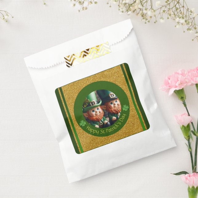 Sachets En Papier Miniature Leprechaun St Patrick's Day FB02 (Scellé)