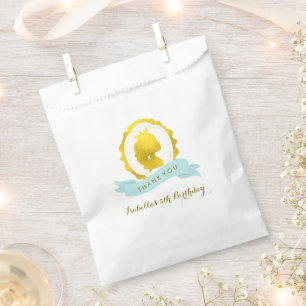 Sachets En Papier Mint Princess Cameo Anniversaire