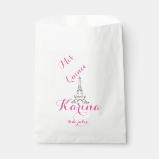 Sachets En Papier Mis Quince - Paris - sac de faveur - Personnaliser