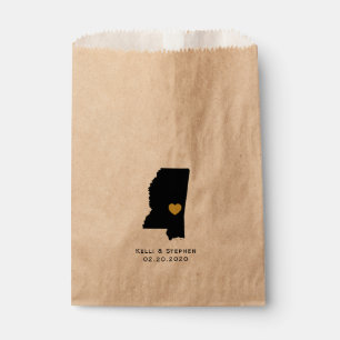 Sachets En Papier Mississippi Mariage Favor Treat Sacks, Sacs-cadeau