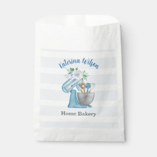 Sachets En Papier Mixeur Fleur Bleue Home Bakery
