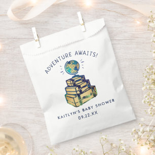 Sachets En Papier Modern Adventure Travel Baby shower