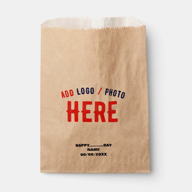 SACHETS EN PAPIER MODERNE ET MODERNE PERSONNALISABLE BROWN VÉRIFIÉ (Devant)