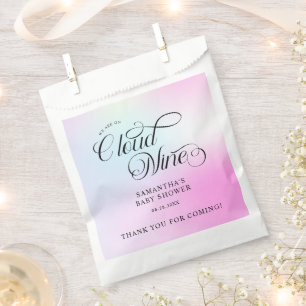 Sachets En Papier Moderne Pastel Pink Cloud Neuf Baby shower