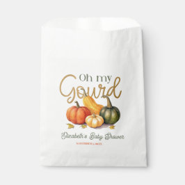 Sachets En Papier Mon Petit Baby shower Citrouille Gourd