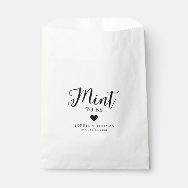 Sachets En Papier Monnaie mariage à être (Devant)