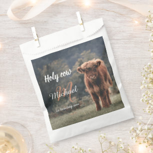 Sachets En Papier Monographie de veau de vache Highland premier anni