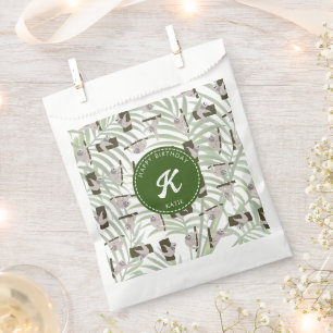 Sachets En Papier Motif animal mignon en forêt sauvage Anniversaire
