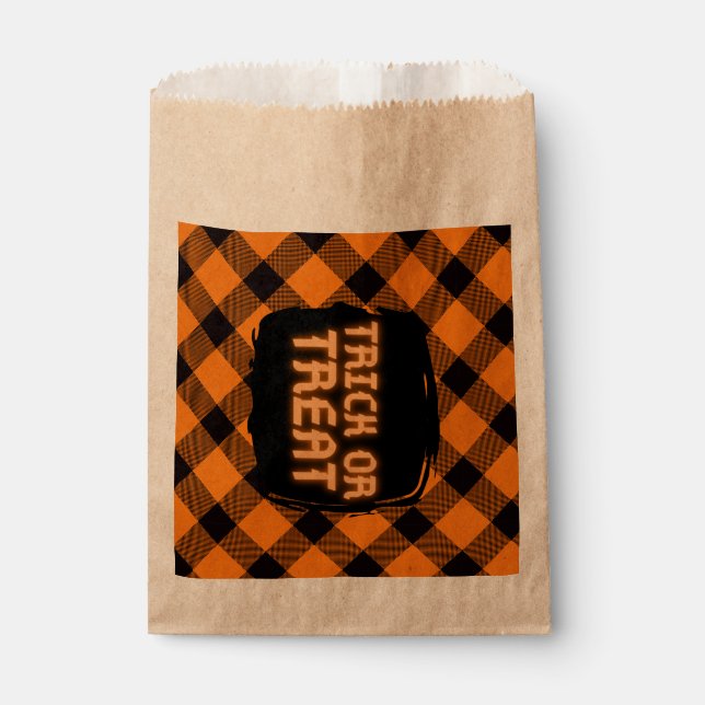 Sachets En Papier Motif de l'Halloween (Devant)