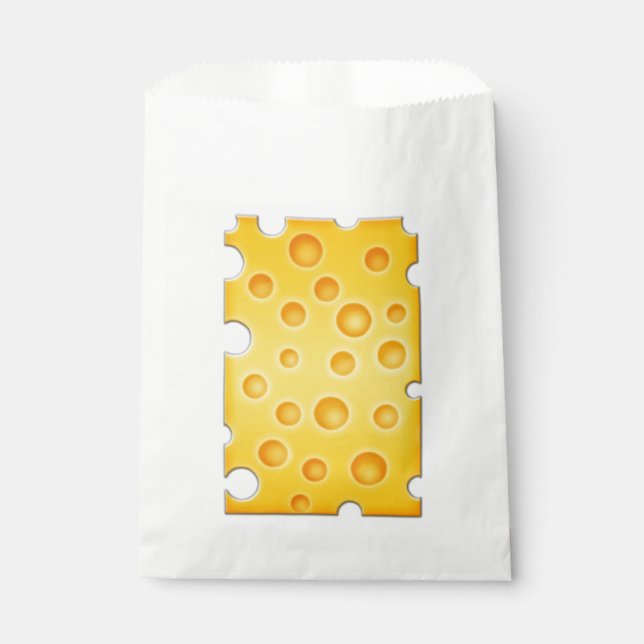 Sachets En Papier Motif de texture au fromage suisse (Devant)