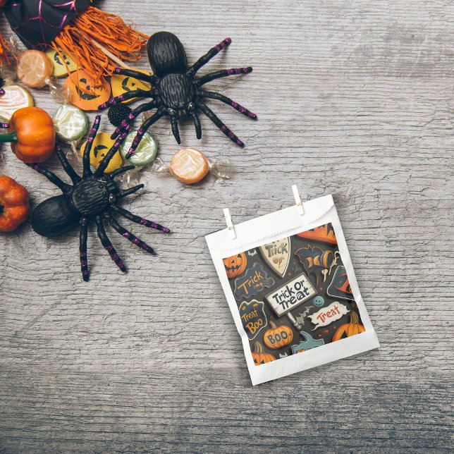 Sachets En Papier Motif d'Halloween (Créateur téléchargé)