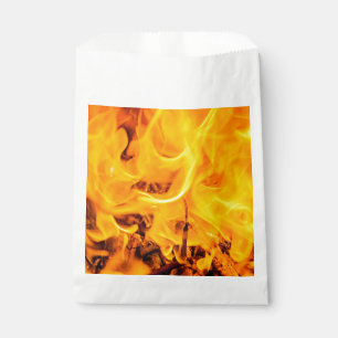 Sachets En Papier Motif Feu Et Flames