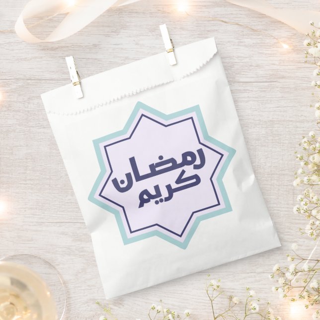 Sachets En Papier Motif géométrique islamique (Coupé)