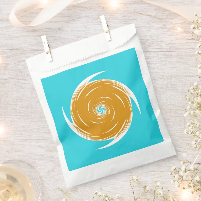 Sachets En Papier Motif Twirl du sud-ouest (Coupé)