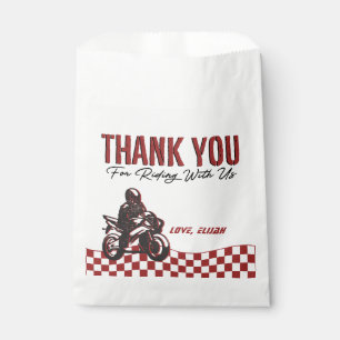 Sachets En Papier Motocross Dirt Bike Boys Anniversaire