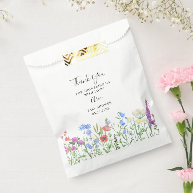 Sachets En Papier Multihued Wildflower Baby Shower Celebration (Scellé)