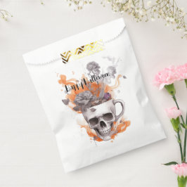 Sachets En Papier muqueuse à crâne floral