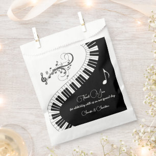 Sachets En Papier Musiciens créatifs Piano Mariage