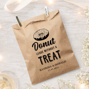 Sachets En Papier Ne Partez Pas Sans Traiter Sac Faveur Mariage