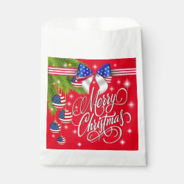 Sachets En Papier Noël patriotique