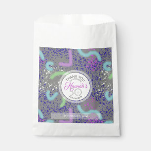 Sachets En Papier Noodle Abstrait 50e Anniversaire Merci en faveur S