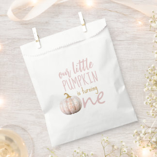 Sachets En Papier Notre Petit Citrouille 1er anniversaire