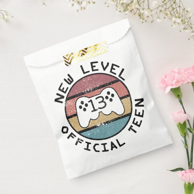 Sachets En Papier Nouveau niveau 13 Ado officiel - Geeky Birthday (Scellé)