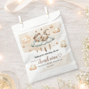 Sachets En Papier Nuage d'ours en peluche sans sexe neuf