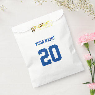 Sachets En Papier Numéro et nom personnalisés