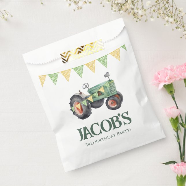 Sachets En Papier Obtenez votre Tractor Boys Anniversaire (Scellé)