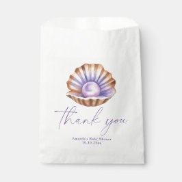 Sachets En Papier Ocean Little Pearl Baby Shower Thank you