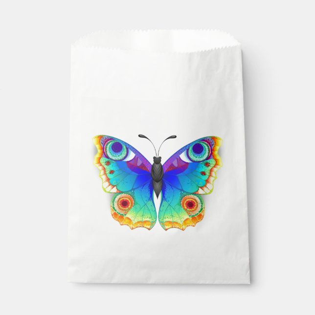 Sachets En Papier Oeil de paon arc-en-ciel (Devant)