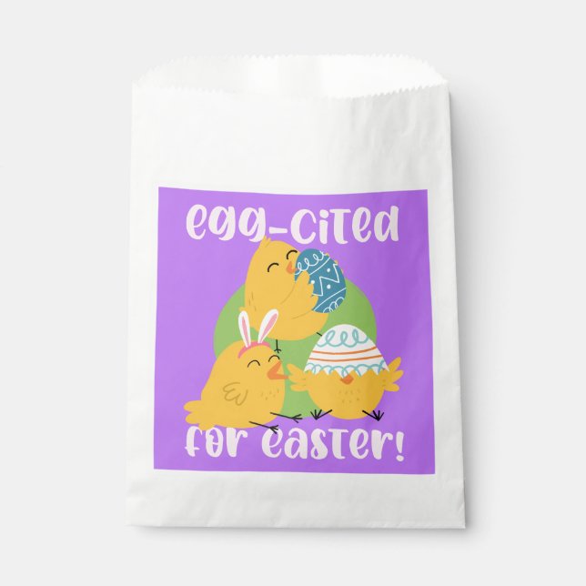 SACHETS EN PAPIER OEUF CITÉ POUR PÂQUES ! (Devant)