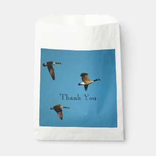 Sachets En Papier oies canadiennes en vol 