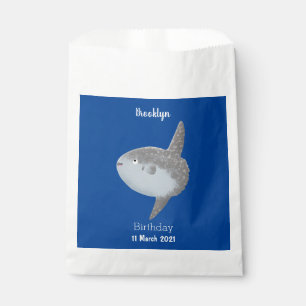 Sachets En Papier Oiseau de mer mola mola mignonne caricature