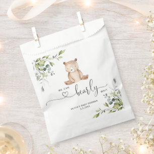 Sachets En Papier On peut attendre baby shower