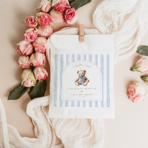 Sachets En Papier On Peut Attendre Élégant Baby shower Favoriser Sac
