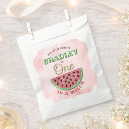 Sachets En Papier One In A Melon 1er Anniversaire