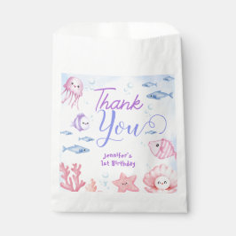 Sachets En Papier ONEder The Sea Girls 1er anniversaire Mignonne Océ