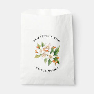Sachets En Papier Orange Blossoms & Jasmine Blooms Mariage