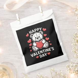 Sachets En Papier Ours de la Saint-Valentin Joyeuse vday